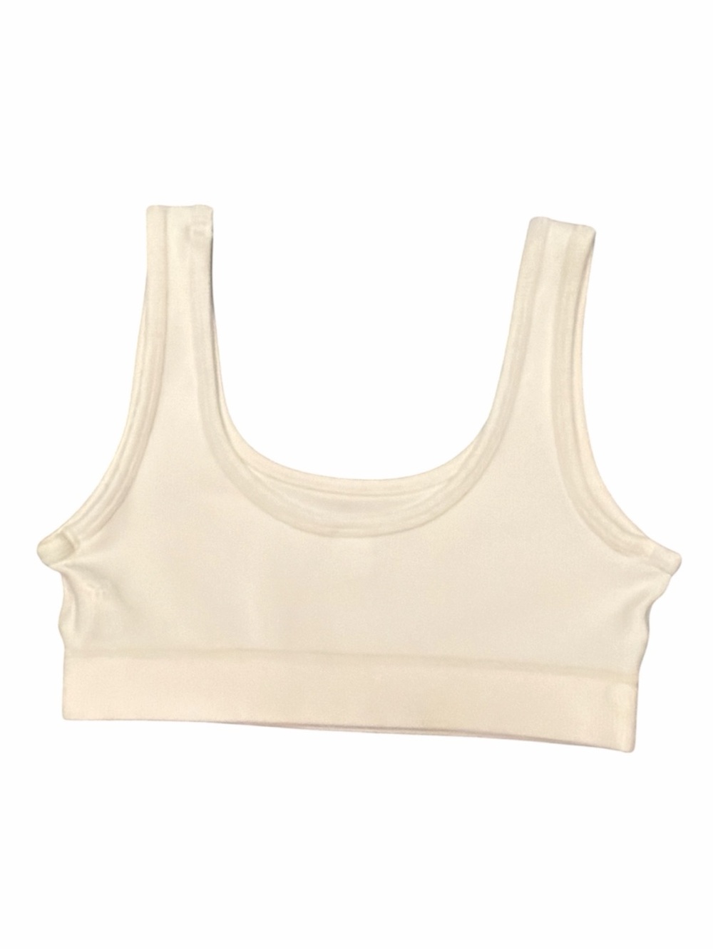 TNA Bra Waffle Texture Top in Cream